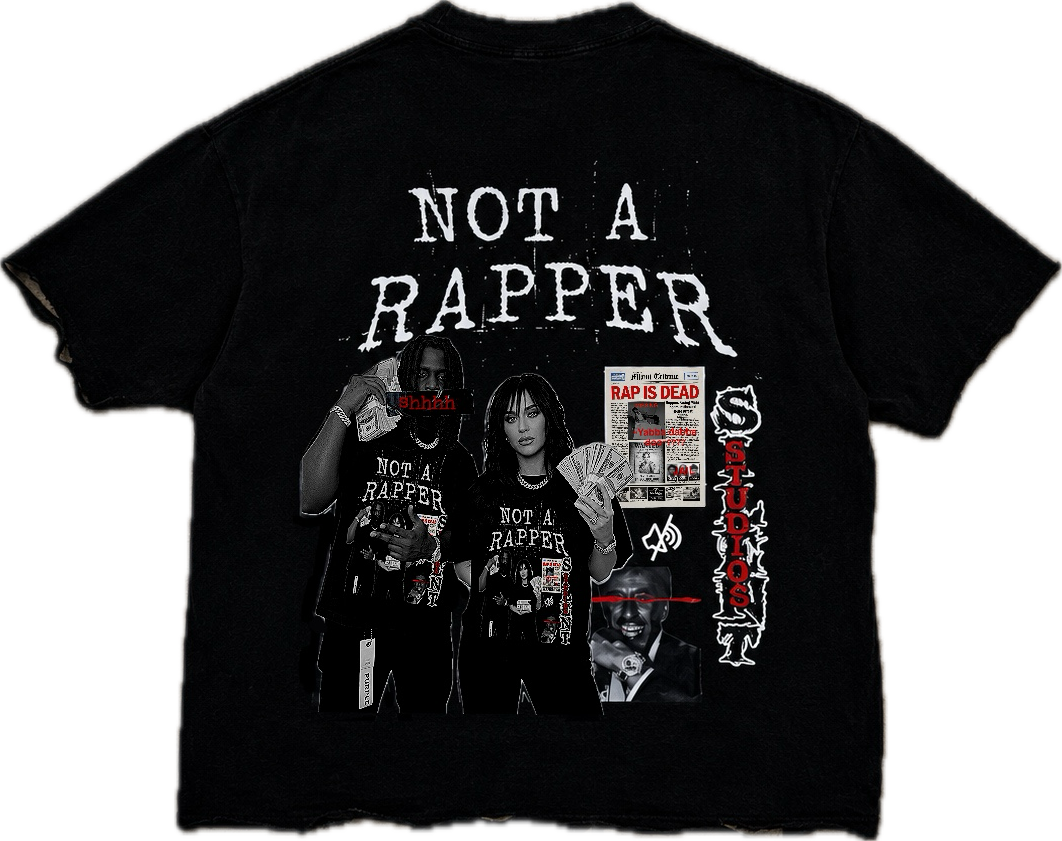 (BLACK) Not A Rapper Tee
