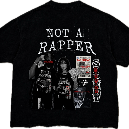 (BLACK) Not A Rapper Tee