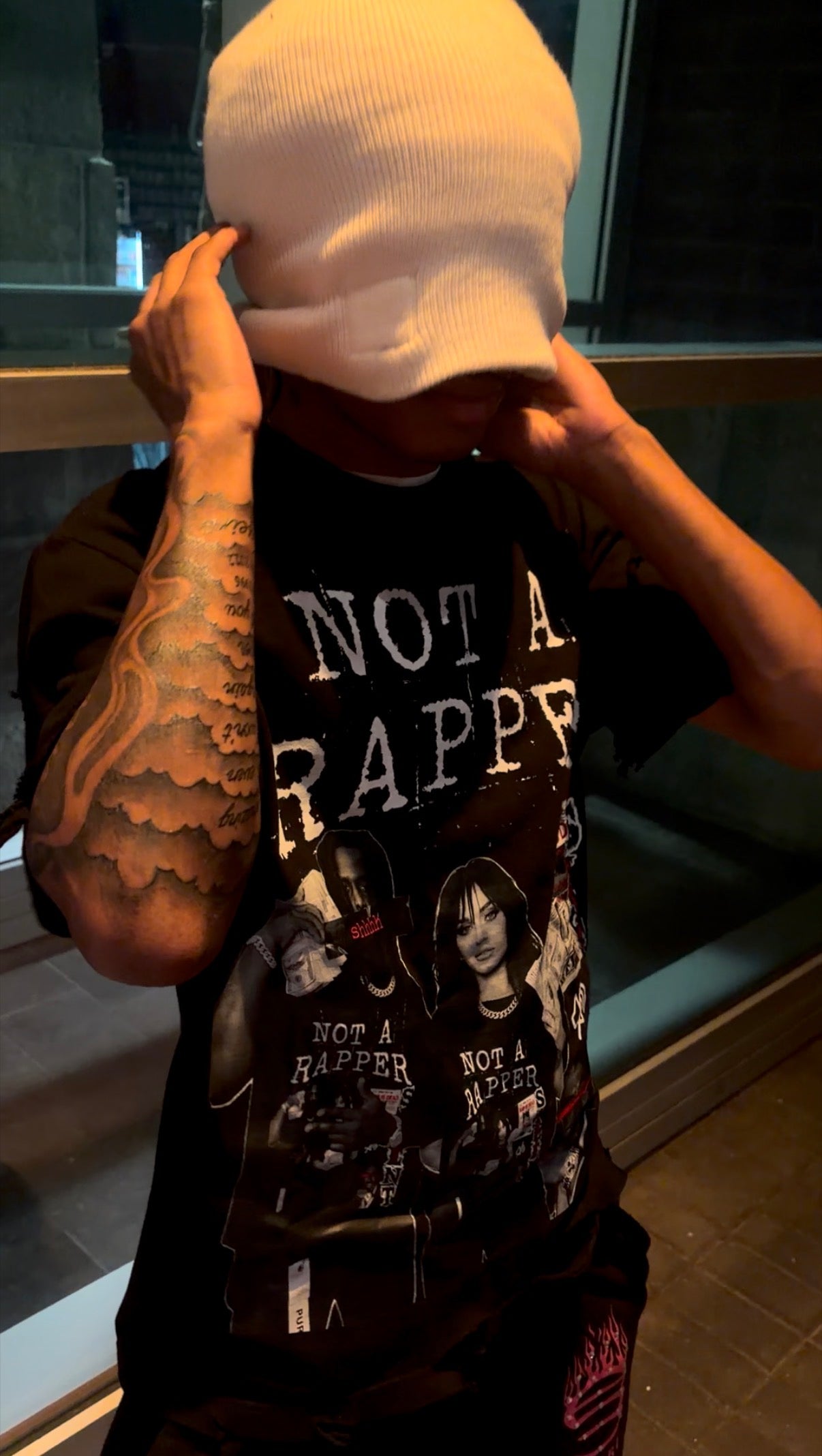 (BLACK) Not A Rapper Tee