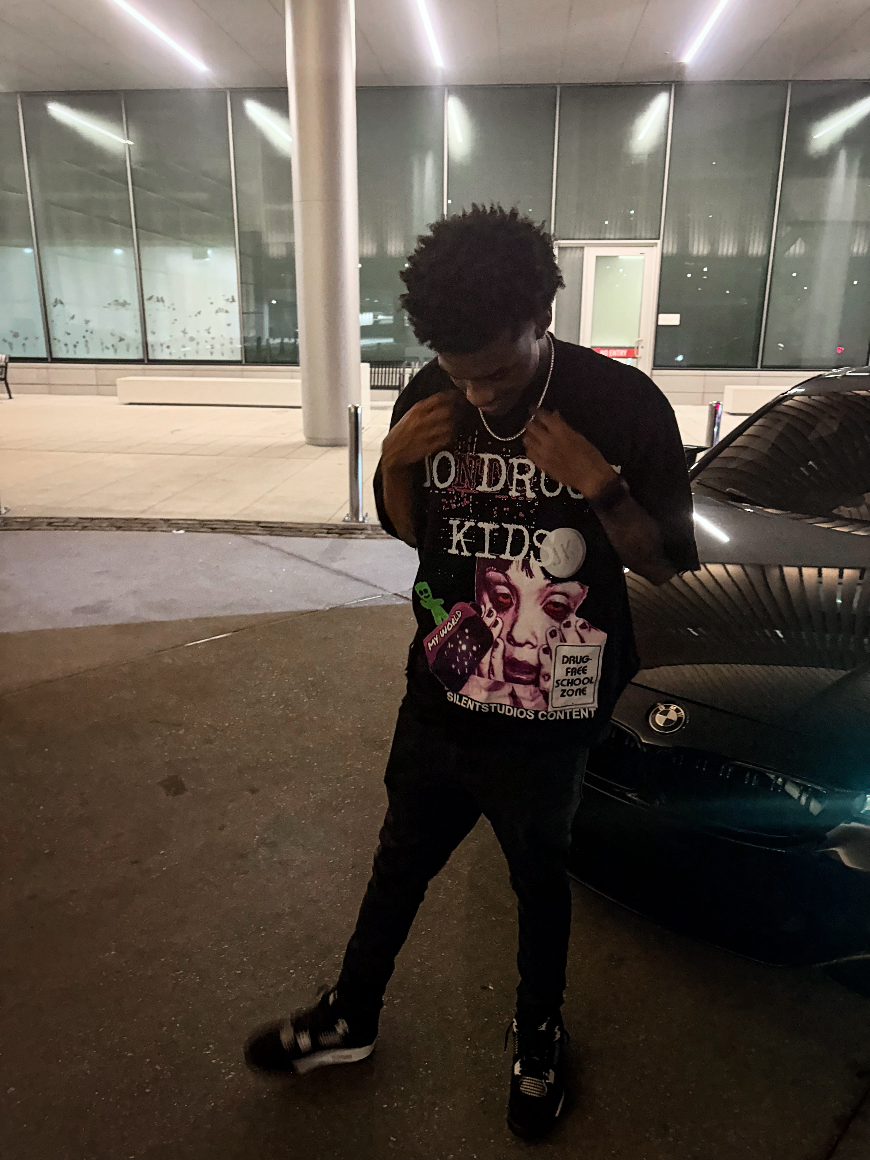 (PURPLE) DONT DO DRUGS TEE
