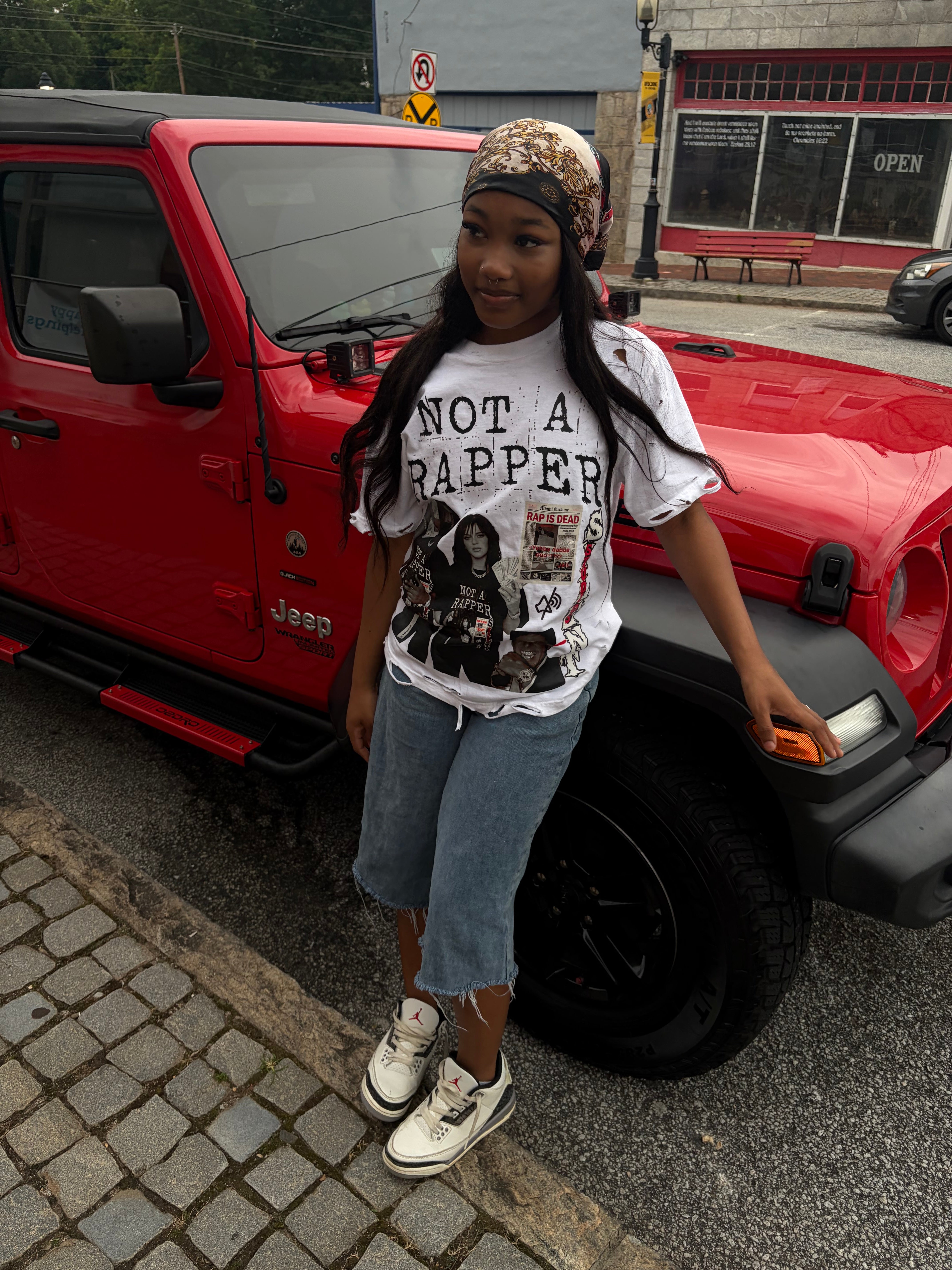 (WHITE) Not A Rapper Tee