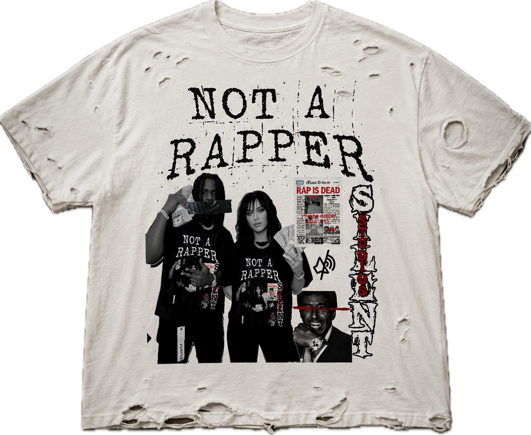 (WHITE) Not A Rapper Tee