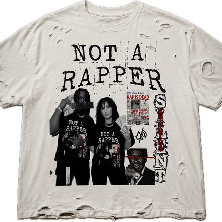 (WHITE) Not A Rapper Tee