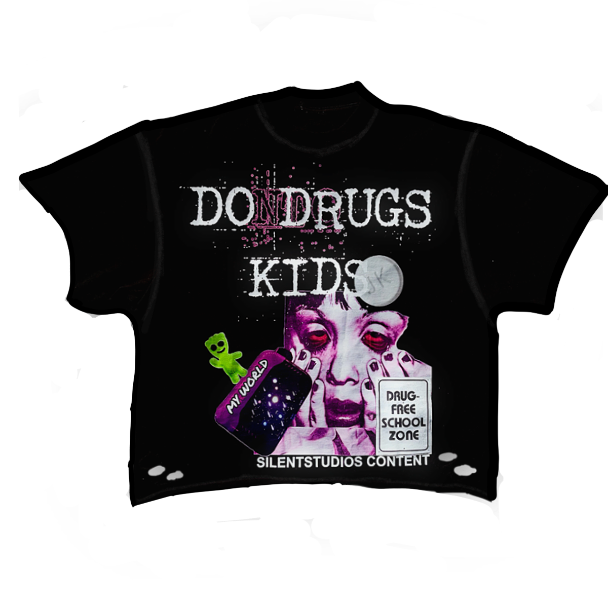 (PURPLE) DONT DO DRUGS TEE